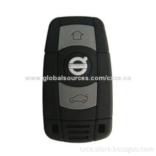 Custom USB Flash Disk with 256MB to 16GB Capacity, Car-key Style